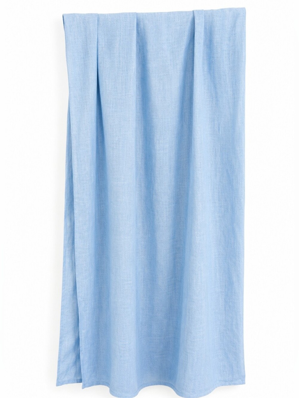 Crown Linen Designs NWT Blue Linen Rectangle Multifunctional Scarf Wrap -Beach